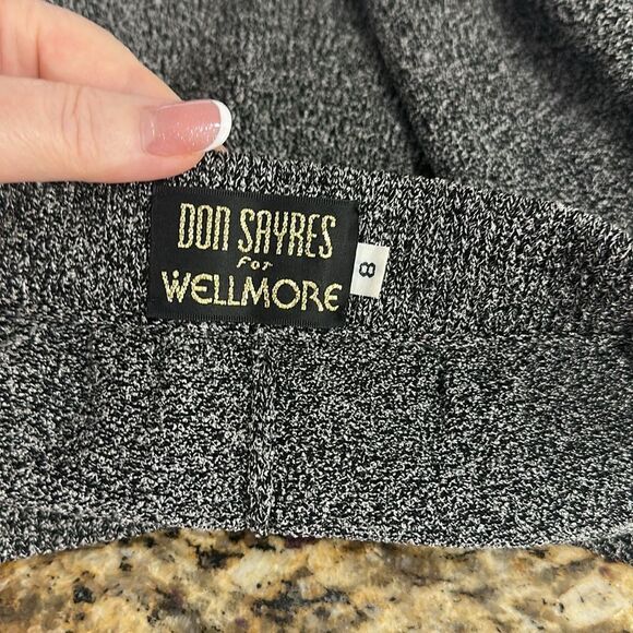 Don Sayres for Wellmore Vintage Pleated Tapered Barrel Dress Pants Size 8 - Picture 4 of 8